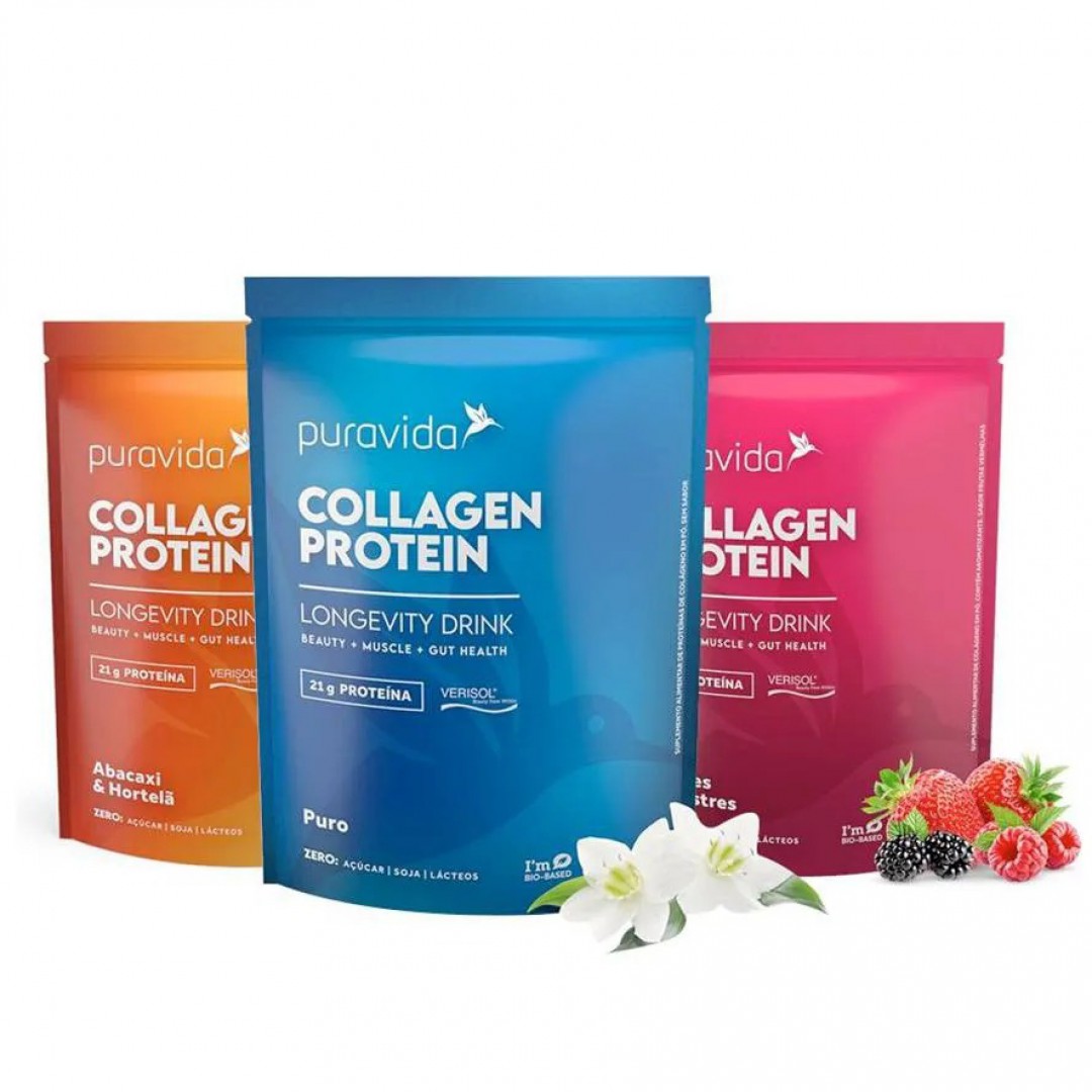 COLLAGEN PROTEIN PURAVIDA - 450G